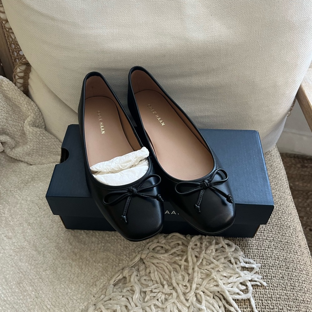 Cole Haan Women's Black Ballet Flats